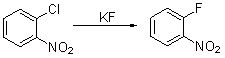 Halogen exchange reaction